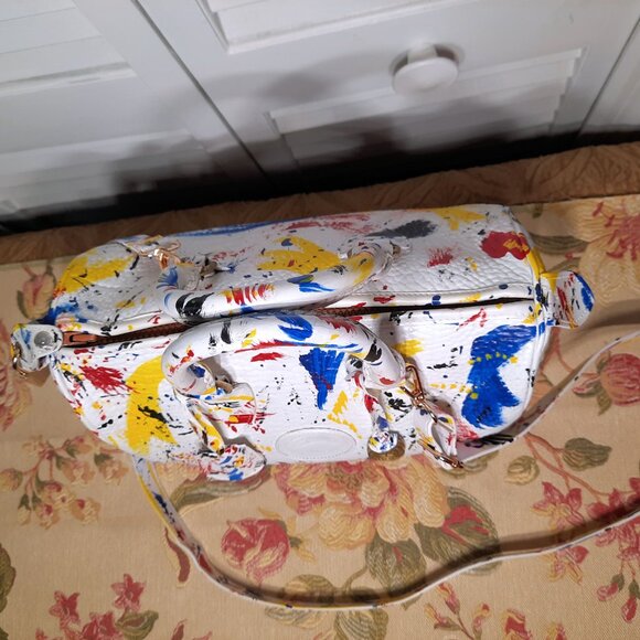 Dooney & Bourke Dipinta Inspired Hand Painted Vintage Speedy Style Bag - Picture 12 of 15